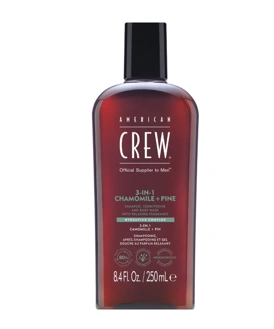 American Crew 3 in 1 Chamomile&Pine Sampon, Kondicionáló és Tusfürdő 250ml főképe